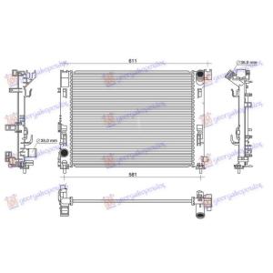 HLADNJAK MOTORA 0.9 IG-T BENZIN / 1.5 dCi DIZEL (510x395x12) (KOYO) MITSUBISHI COLT (2023-) (OEM: 214105FA0A)