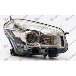 FAR XENON (TYC) Desna str. NISSAN QASHQAI (2010-2013) (OEM: 26010-BR60A, 26010BR60A)