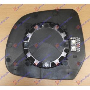 STAKLO RETROVIZORA SA GREJACEM 10 - 13 (KONV Desna str. NISSAN MICRA (K13) (2010-2013) (OEM: 96365-3ND0B RH, 96365-3ND0BRH, 963653ND0BRH)