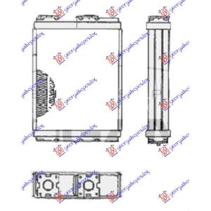 GREJAC KABINE (180x147) NISSAN JEEP TERRANO II (R20) (1993-2007) (OEM: 1956603, 27140-9C002, 271409C002)