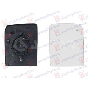 STAKLO RETROVIZORA SA GREJACEM (MRTAV UGAO) (KONVEKSNO) (2 PIN) 2024- Desna str. NISSAN INTERSTAR (2024-) (OEM: 9636500Q2E, 963653777R)