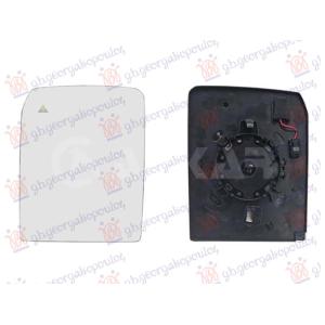 STAKLO RETROVIZORA SA GREJACEM (MRTAV UGAO) (KONVEKSNO) (2 PIN) 2024- Leva str. NISSAN INTERSTAR (2024-) (OEM: 9636600Q2F, 963663224R)