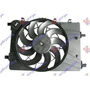 VENTILATOR KOMPLET 1.6- 1.8 BENZIN (4PIN) OPEL ASTRA J 5D/S.W. (2010-2013) (OEM: 13267630, 13289621)