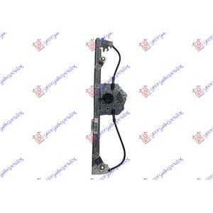 PODIZAC ZADNJEG PROZORA ELEKTRICNI (BEZ MOTORA) Leva str. OPEL ASTRA K 5D/S.W. (2016-2019) (OEM: 13406677, 39134105, 39142319)