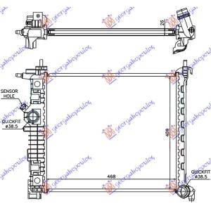 HLADNJAK MOTORA 1.3- 1.7 CDTi (47x42.8) MANUELNI KOYO OPEL MERIVA (2010-2014) (OEM: 1300309)