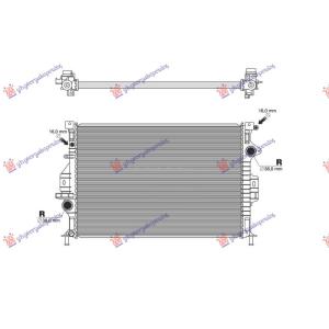 HLADNJAK MOTORA BENZIN/DIZEL (650x410x26) (TIP CALSONIC) (KOYO) OPEL ZAFIRA LIFE (2019-) (OEM: 1786805, CV618005FA)