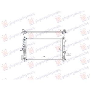 HLADNJAK MOTORA 2.0 DIZEL (AUTO) (680x400) (NRF) OPEL INSIGNIA 2013-2017 (G09) (OEM: 1300290)