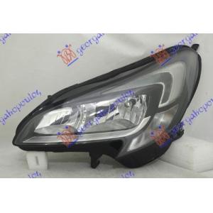 FAR ELEKTRICNI (H7 / H7) SA LED DNEVNIM SVETLIMA (TYC) Leva str. OPEL CORSA E (2015-2019) (OEM: 1216873, 13381343)