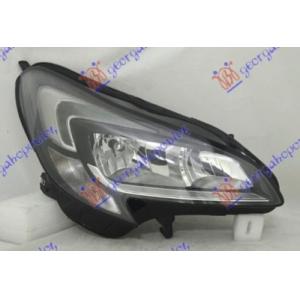 FAR EL. (H7/H7) SA LED DNEV.SVET. (DEPO) Desna str. OPEL CORSA E (2015-2019) (OEM: 1216861, 13381344)