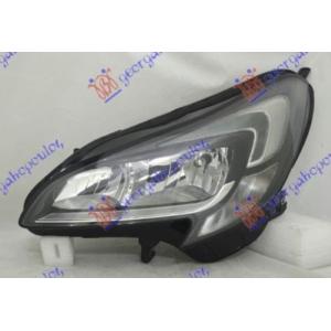 FAR EL. (H7/H7) SA LED DNEV.SVET. (DEPO) Leva str. OPEL CORSA E (2015-2019) (OEM: 1216873, 39108226)