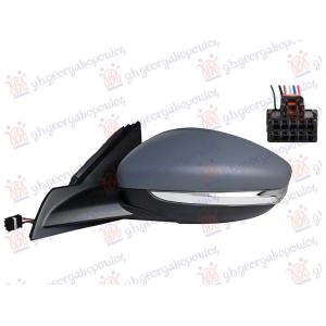 RETROVIZOR ELEKTRICNI SA GREJACEM PM (MIGAVAC) (10OTV/6 PIN) (A KVALITET) (KONVEKSNO STAKLO) Leva str. OPEL CORSA F (2023-) (OEM: 983597641T)