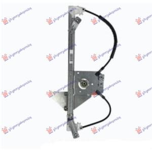 PODIZAC ZADNJEG PROZORA ELEKTRICNI (BEZ MOTORA) (NOSAC MOTORA CRNI) (COMFORT) (A KVALITET) Leva str. PEUGEOT 3008 I (2013-2016) (OEM: 9682808780)