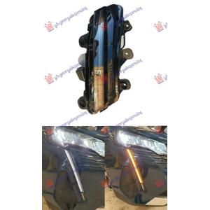 DNEVNO SVETLO/MIGAVAC LED (VALEO) Leva str. PEUGEOT 3008 (2021-) (OEM: 9836231080)