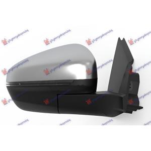 RETROVIZOR ELEKTRICNI SA GREJACEM HROM (MIGAVAC) (SENZOR) (10 OTVORA 8 PIN) (KONVEKSNO STAKLO) Desna str. PEUGEOT 5008 (2016-2020) (OEM: 1618046880-PFM, 1618046880PFM)