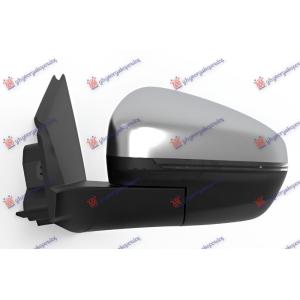 RETROVIZOR ELEKTRICNI SA GREJACEM HROM (ELEKTRO-SKLOPIV) (MIGAVAC) (SVETLO) (10 OTV 8PIN + 10 OTV 2PIN) Leva str. PEUGEOT 5008 (2016-2020) (OEM: 1635224580-PFM, 1635224580PFM)