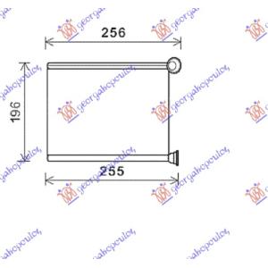 GREJAC KABINA (B)BENZINZ / DIZEL+ / -A / C (173x223x26 PEUGEOT 508 (2011-2015) (OEM: 6448W9)