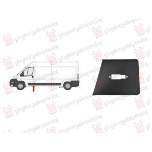 LAJSNA STUBA PREDNJIH VRATA CRNA (PREDNJI DEO) (KRATKA/DUGA SASIJA) (SA OTVOROM ZA GABARITNO SVETLO) Leva str. PEUGEOT BOXER (2014-) (OEM: 735684310)