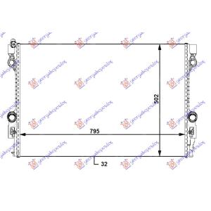 HLADNJAK 3 0 i-3.6i-4.8i BENZINZ 3 0 DIZEL PORSCHE PANAMERA (2009-2016) (OEM: 97010613102, 97010613103)