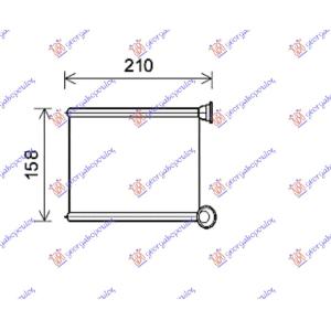 GREJAC U KABINI (B) (132x185) DACIA LOGAN-MCV (2012-2016) (OEM: 271153553R, 6001547484)