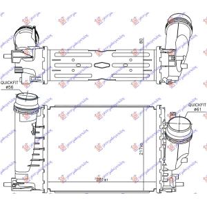 HLADNJAK INTERKULER 1.6- 1.8 TCE BENZIN / 1.6 DCI DIZ RENAULT SCENIC/GRAND SCENIC (2016-) (OEM: 144963358R)