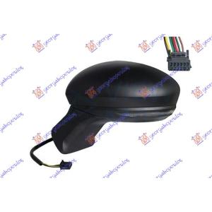 RETROVIZOR ELEKTRICNI SA GREJACEM CRNI (MIGAVAC) (7 PIN) (A KVALITET) Leva str. RENAULT CAPTUR (2024-) (OEM: 963027811R)