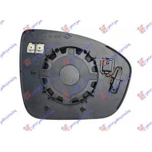 STAKLO RETROVIZORA SA GREJACEM (MRTAV UGAO) (ASFERICNO) Leva str. RENAULT CAPTUR (2024-) (OEM: 963652775R, 963668349R)