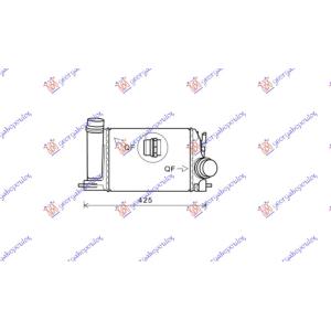HLADNJAK INTERKULERA 1.2DIG-T. (282x2 17x50) (VALE RENAULT MEGANE SDN (2016-) (OEM: 14461-4ED0A, 144614ED0A)