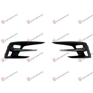 RESETKA PREDNJEG BRANIKA CRNA/HROM (SA MAGLENKOM) (SET) RENAULT MEGANE H/B-SW (2019-) (OEM: 261529724R 261522906R, 261529724R261522906R)