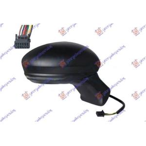RETROVIZOR ELEKTRICNI SA GREJACEM CRNI (MIGAVAC) (SENZOR) (9 PIN) (ASFERICNO STAKLO) Desna str. RENAULT SYMBIOZ (2024-) (OEM: 963016661R)