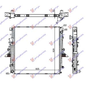 HLADNJAK 4.0 i V6 - 4.4i V8 MANUELNI-AUTOMATIK BENZINZ RANGE ROVER SPORT (2005-2013) (OEM: PCC500041, PCC500092)