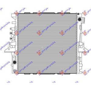 HLADNJAK MOTORA 5.0 BENZIN 0 9- (60 2x628) RANGE ROVER SPORT (2005-2013) (OEM: LR015560)