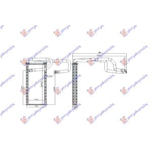 GREJAC KABINE (285x114x26) RANGE ROVER SPORT (2005-2013) (OEM: AH2218D557AA, LR015348)