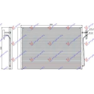 HLADNJAK KLIME 4.4i BENZIN 3 0 TD DIZEL RANGE ROVER/RANGE ROVER VOGUE (2002-2012) (OEM: JRW000020)