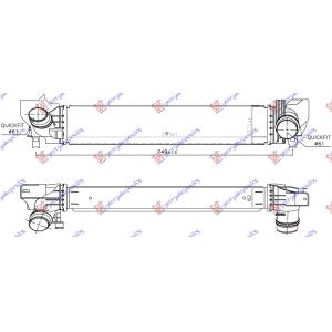 HLADNJAK INTERKULER 1.2- 1.5 TURBO BENZIN MINI COOPER/ONE (F55/F56) (2014-) (OEM: 7617596, 17517617596)