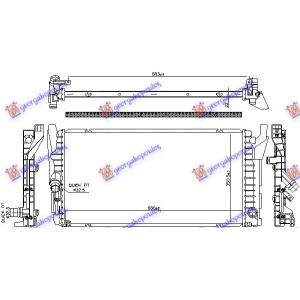 HLAD. MOTORA 1.5 BEN MAN/AUTO (680x355) MINI COOPER/ONE (F55/F56) (2014-2021) (OEM: 17118645778)