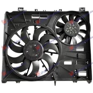 VENTILATOR KOMPLET DUPLI 3.0 DIZEL/HIBRID - 4.4 DIZEL LAND ROVER RANGE ROVER SPORT (2013-2018) (OEM: LR072554, LR084439)