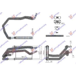 GREJAC KABINE ZADNJI DEO (134x 189x27) LAND ROVER DISCOVERY 5 (2016-) (OEM: LR035640)