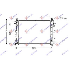 HLADNJAK MOTORA 2.0 i 16V-2.2TID (50 x35x3.2) MAN SAAB 900 (1993-1998) (OEM: 4288338, 4729562)