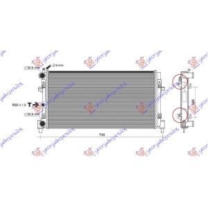 HLADNJAK MOTORA 1.0 BENZIN (MANUELNI) (640x340) (NISSENS) SEAT IBIZA (2017-) (OEM: 2Q0121253)