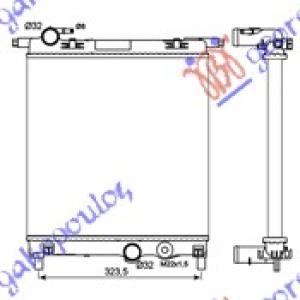 HLADNJAK MOTORA 1.0 i- 12V (35x36x 1.9) SEAT Mii (2012-) (OEM: 1S0121253P)