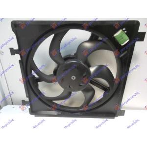 VENTILATOR KOMPLET BENZIN +AC (340 mm) 3 PIN SEAT Mii (2012-) (OEM: 1S0121207E, 1S0121207J, 1S0959455B)