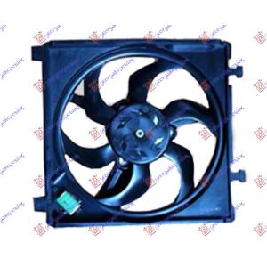 VENTILATOR KOMPLET BENZIN -AC (340 mm) 2 PIN SEAT Mii (2012-) (OEM: 1S0121207D, 1S0121207K, 1S0959455A)