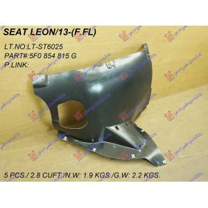 POTKRILO PREDNJI DEO Leva str. SEAT LEON (2013-2017) (OEM: 5F0854815C, 5F0854815G, 5F0854815L)