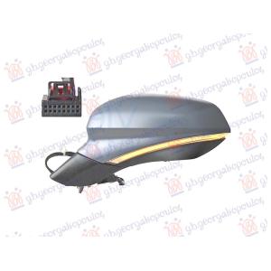 RETROVIZOR ELEK. SA GREJ PM (ELEKTRO-SKLOPIV) (MEMORIJA) (MIGAVAC) (SVETLO) (16 OTV/13 PIN) (A KVAL) (KONVENSKO STAKLO) Leva str. CUPRA LEON (2024-) (OEM: 5FB857507M)