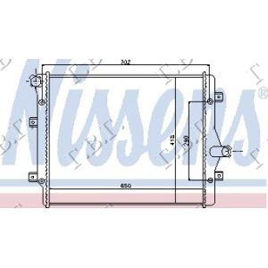 HLADNJAK MOTORA 2.0 BENZIN 2.0 DIZ (650 x450) MEHAN SKODA SUPERB (2008-2013) (OEM: 1K0121251BK, 1K0121251DM, 1K0121251EH)