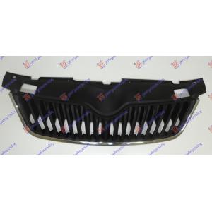 PVC MASKA CRNA SA HROM LAJSNOM DONJOM SKODA FABIA (2010-2014) (OEM: 5J0853607A2ZZ, 5J0853668C9B9)