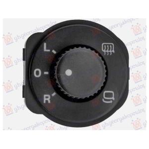 PREKIDAC ZA RETROVIZOR ELEKTRO-SKLOPIV (6 PIN) SKODA YETI (2009-2013) (OEM: 1Z1959565F)