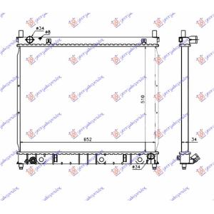 HLADNJAK 2.9 TD DIZEL MANUELNI (5 10 x660 x26) SSANGYONG REXTON (2004-2010) (OEM: 2131008120, 2131008121, 2131008122)