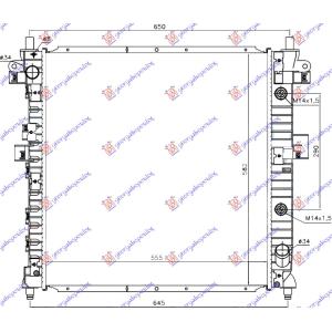 HLADNJAK MOTORA 2.0 Xdi DIZEL AUTOMATIK (555x580 x26) SSANGYONG KYRON (2006-2009) (OEM: 2131009250, 2131009251, 2131009252)