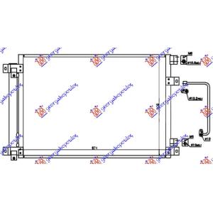 HLADNJAK KLIME 3 0 BENZIN (645x438x 16) SUBARU TRIBECA (2008-2014) (OEM: 73210XA00A, 73210XA01A)